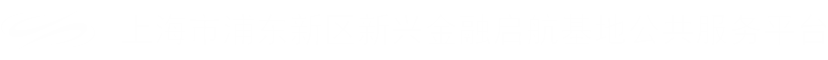 上海市浦东新区新兴金融启航基地公共服务平台